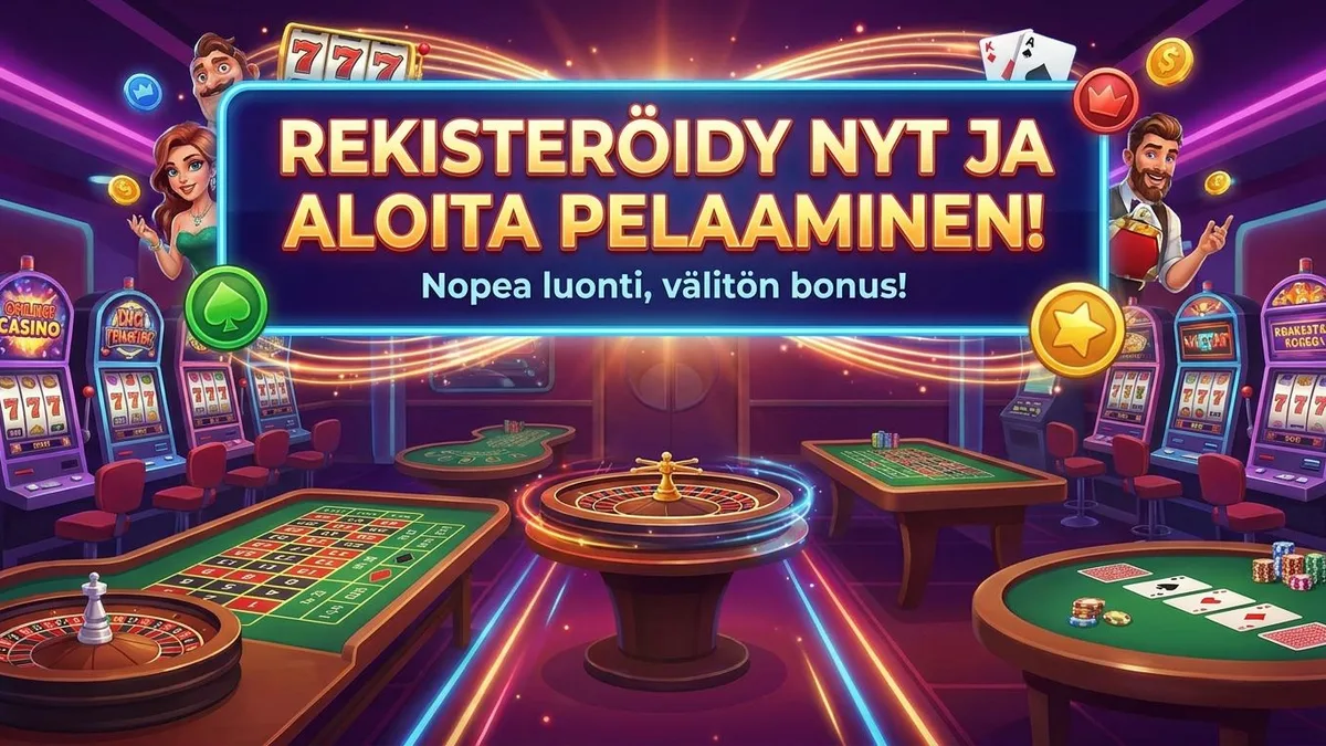 Rekisteröidy bonuksella